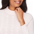 thumbnail image 4 of Penmans Women's Mock Neckline Cable Knit Sweater, 4 of 6