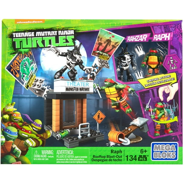 MEGA BLOKS Teenage Mutant Ninja Turtles - Raph - Rooftop Blast-Out ...