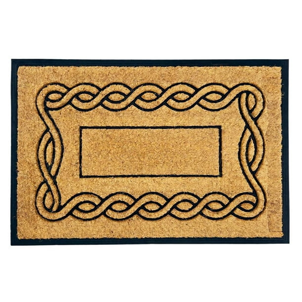 LARGE RUBBER BACKED COIR DOORMAT Walmart.ca