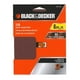 Papier abrasif BLACK+DECKER Clamp-on 1/4 feuille de 60 grains – image 1 sur 1
