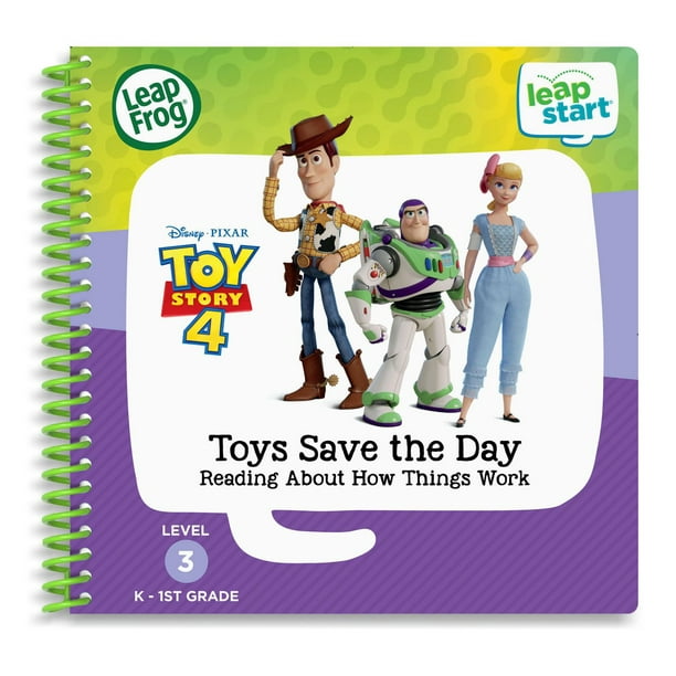 LeapFrog LeapStart Toy Story 4 Toys Save the Day<br>Reading About How Things Work - Version anglaise