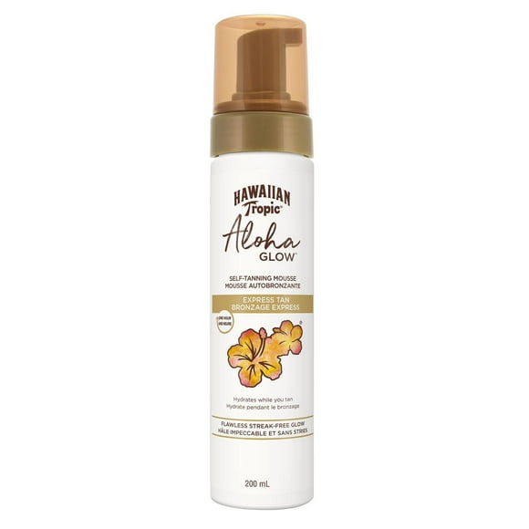 Hawaiian Tropic ®Aloha Glow™ Self-Tanning Mousse 1-Hr Express Tan, 200mL