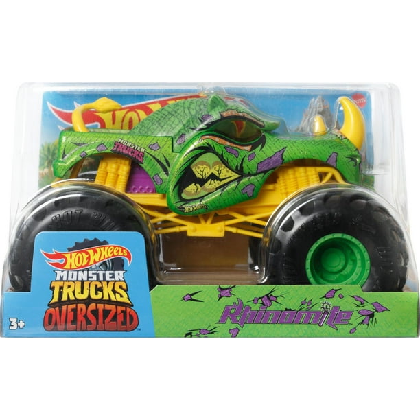 Hot Wheels Monster Trucks 1 24 Scale Rhinomite Vehicle Walmart Ca