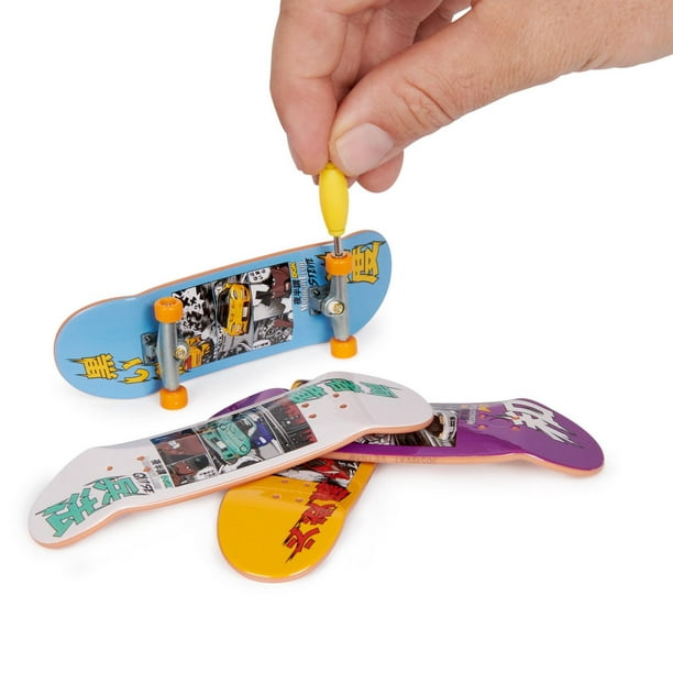 Tech Deck, Ultra DLX Fingerboard 4-Pack, Element Skateboards, Collectible  and Customizable Mini Skateboards, Kids Toy for Ages 6 and Up