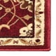 Tapis décoratif rectangulaire Bordeaux de hometrends à motifs en polypropylène – image 3 sur 4