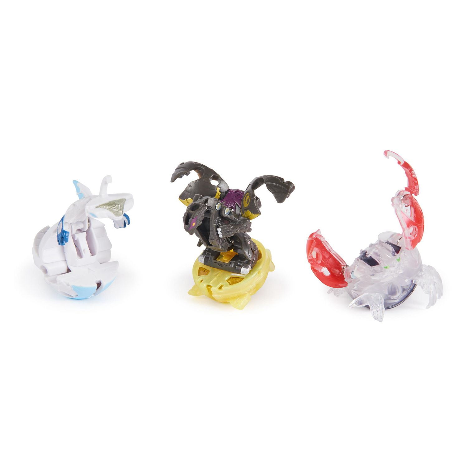 Bakugan Starter 3-Pack, Special Attack Bruiser, Dragonoids, Hammerhead and  Nillious, Customizable Spinning Action Figures and Trading Cards