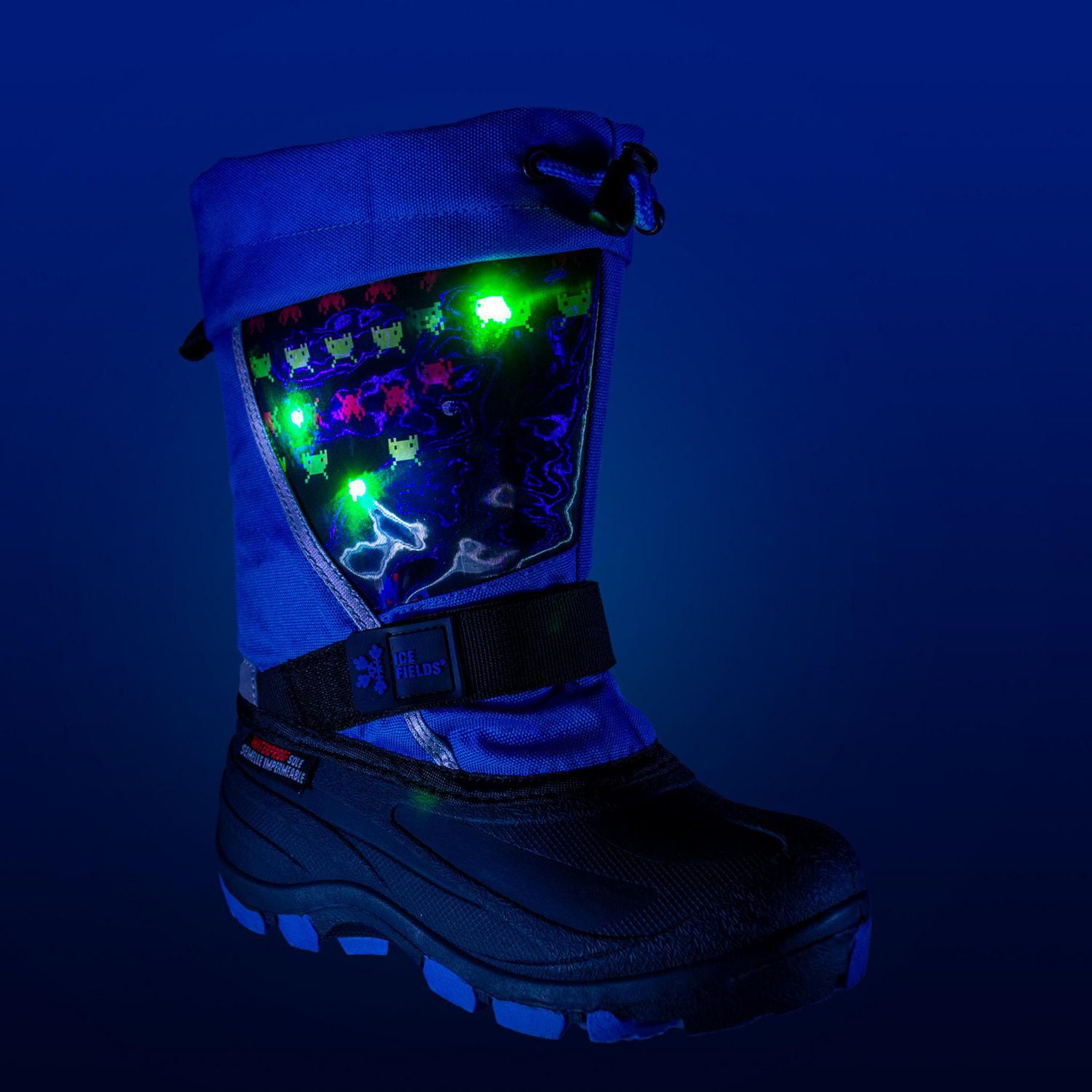 Boys light outlet up snow boots