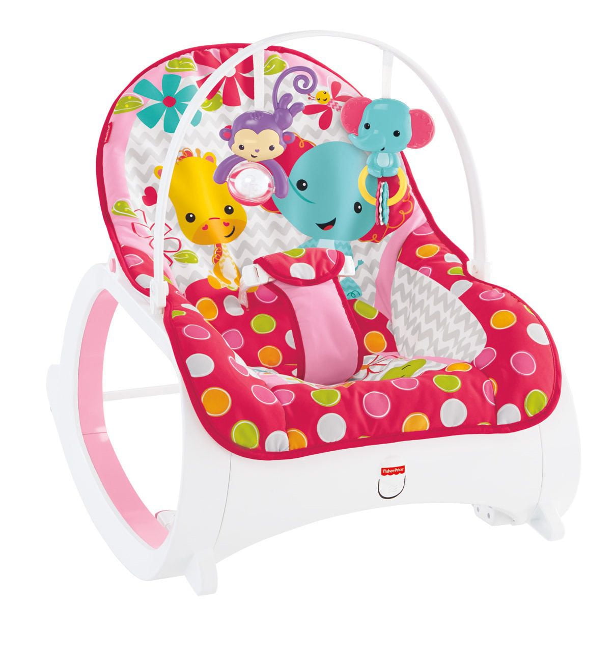 Fisher Price Infant to Toddler Rocker Flowery Chevron Walmart