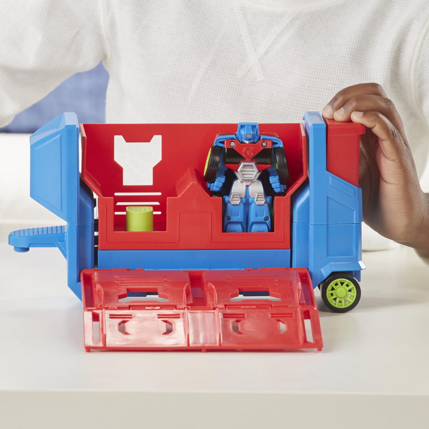 Transformers rescue bots optimus prime best sale trailer