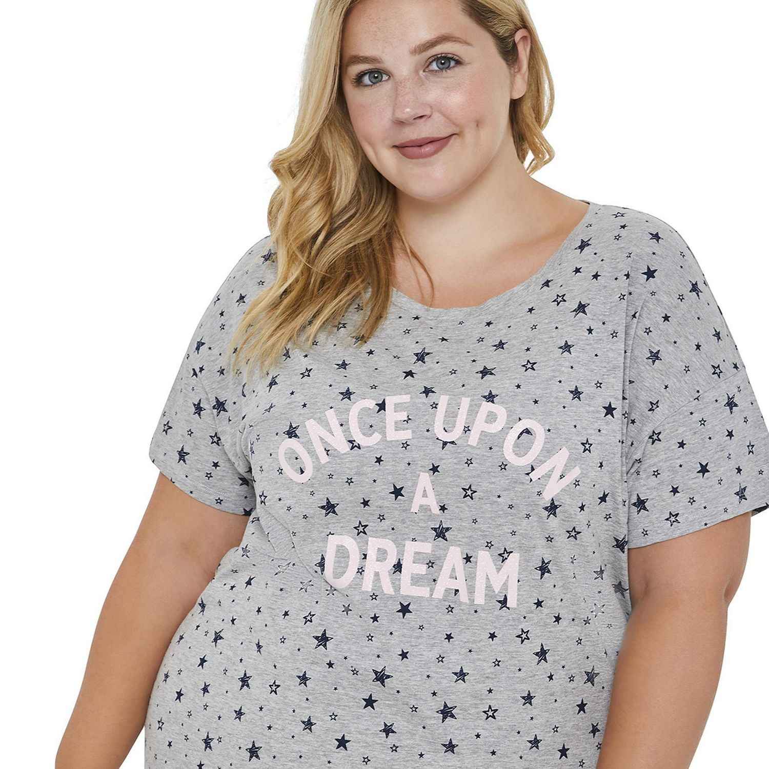 Chemise de nuit imprimée George Plus pour femmes