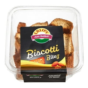 Crispy Just Baked! Amandes & Biscotti Bitez de noyer