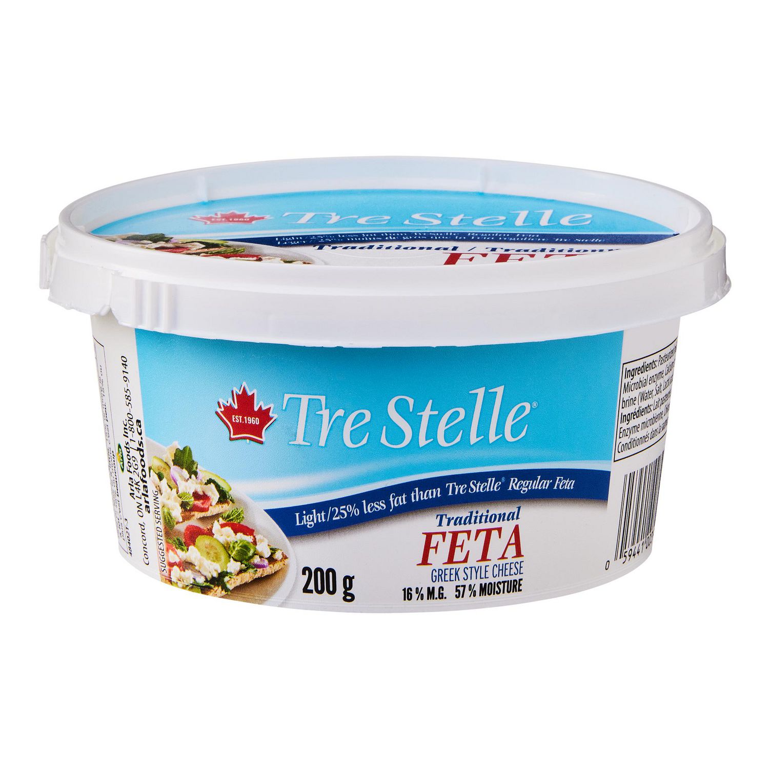 Tre Stelle Traditional Feta Cheese Light