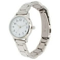 thumbnail image 2 of Women’s Silver-Tone Quartz Watch with White Dial and Metal Link Bracelet, 2 of 2
