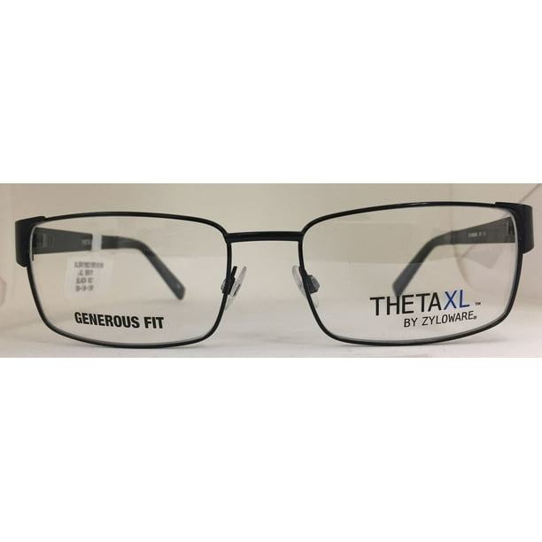 Monture de lunettes 501M XL de Theta en noir pour hommes