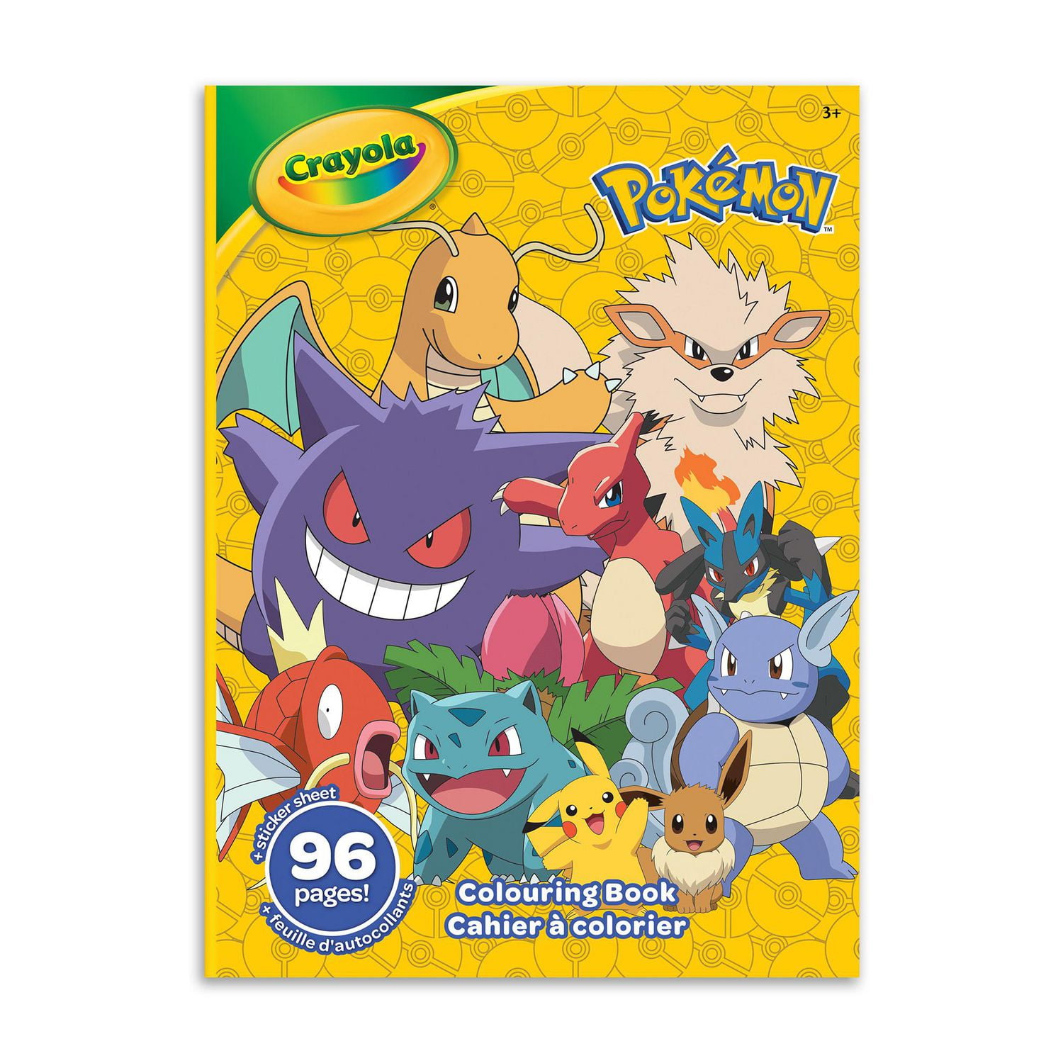 Crayola 96 Page Colouring Book, Pokémon, Pokemon Colouring Pages ...