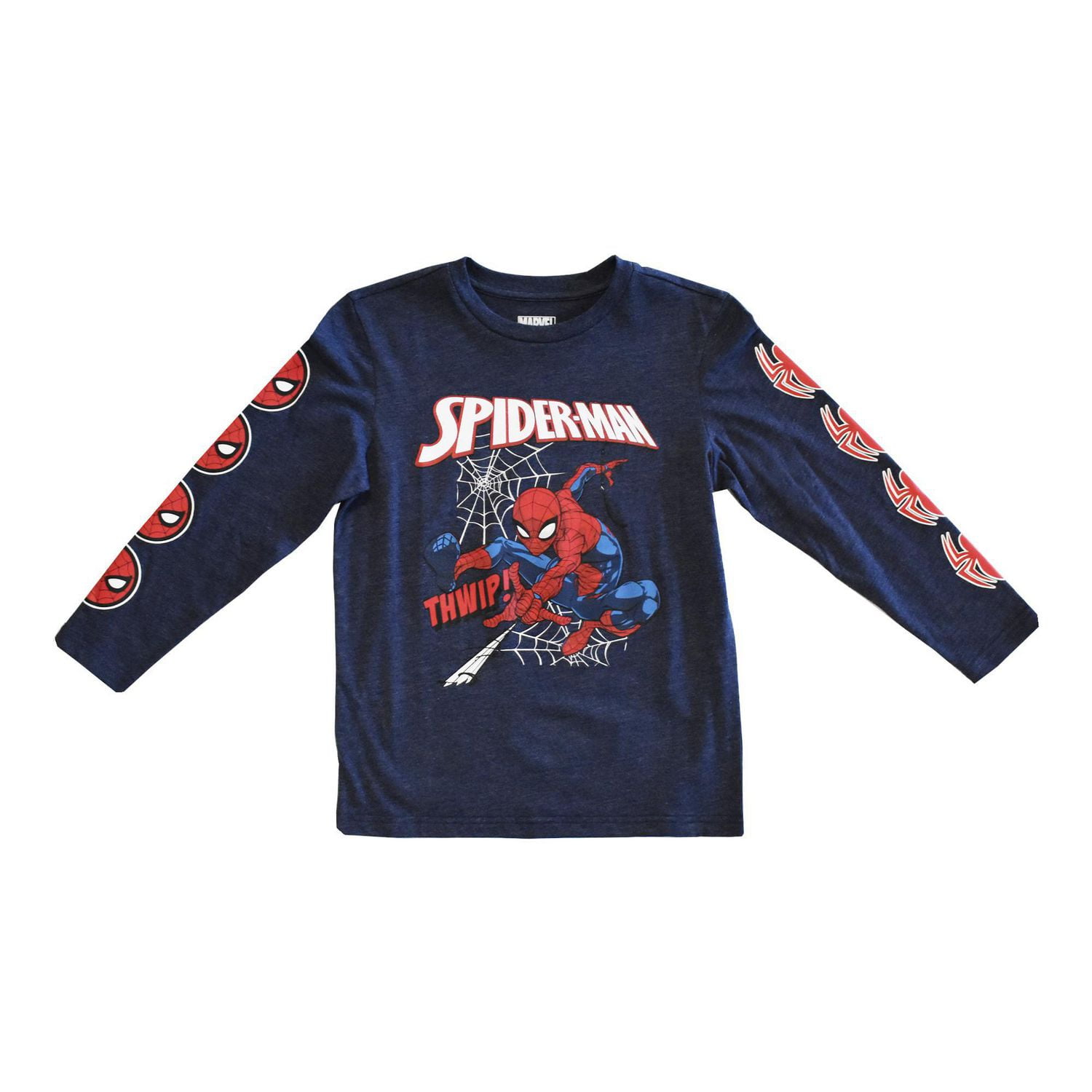 Boys Marvel Spider Thwip Long Sleeve T-Shirt