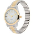 thumbnail image 2 of Women’s Two-Tone Quartz Watch with White Dial and Gold Bezel, 2 of 2