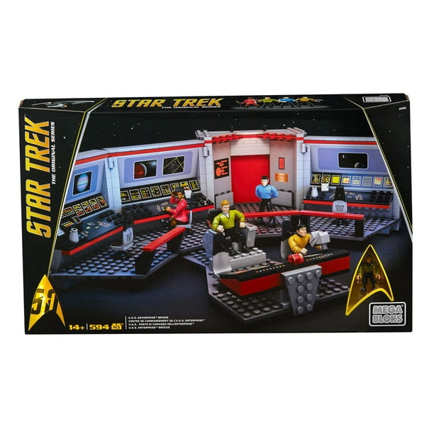 Coffret de construction pour collectionneur Centre de Commandement de l’U.S.S. Enterprise Star Trek de Mega Bloks