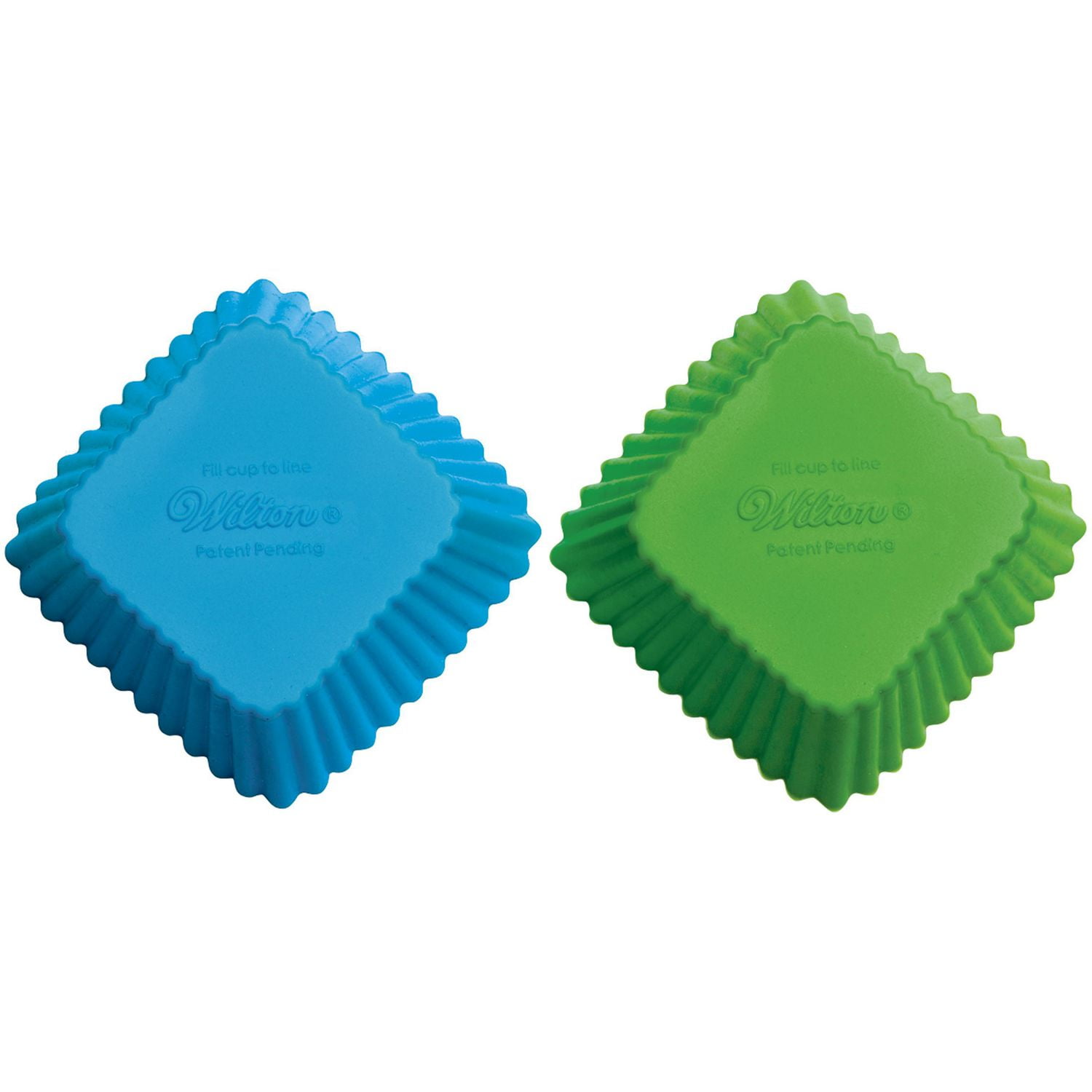 Wilton Silicone Cups 2 Square 12 pack #415-9424