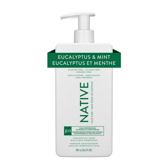 Native Scalp Revitalizing Eucalyptus & Mint 2-in-1 Shampoo, 487mL