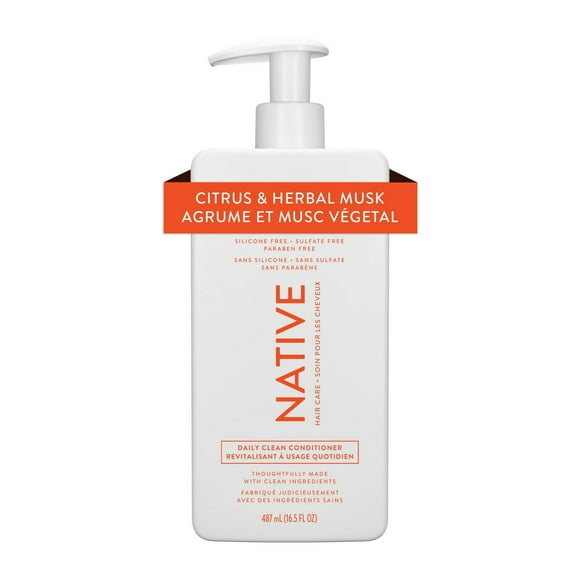 Native Daily Clean Citrus & Herbal Musk Conditioner, 487 mL