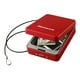 Coffre-fort portatif modèle P005C-R, Rouge – image 2 sur 2