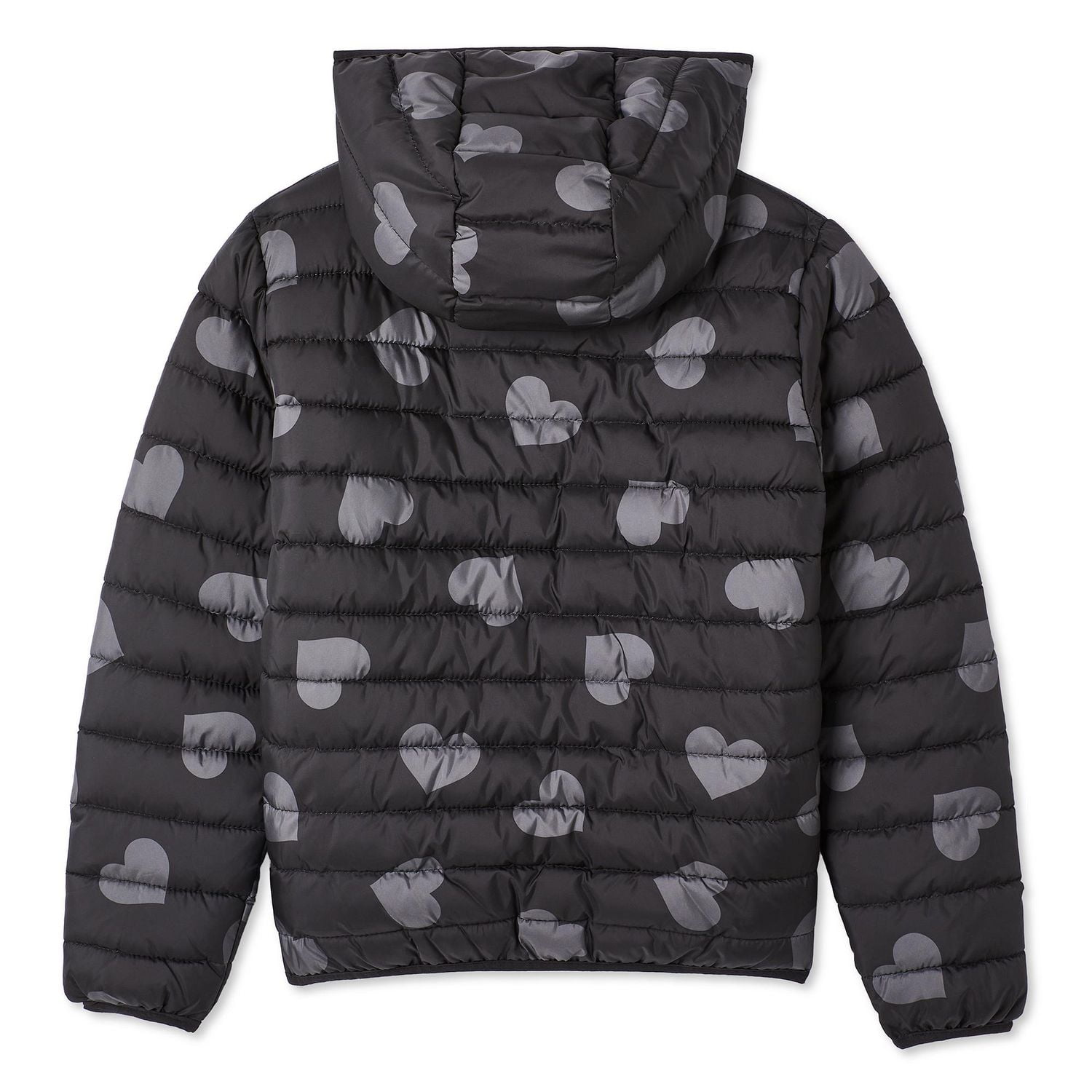 George Girls' Hooded Puffer Jacket, Sizes XS-XL