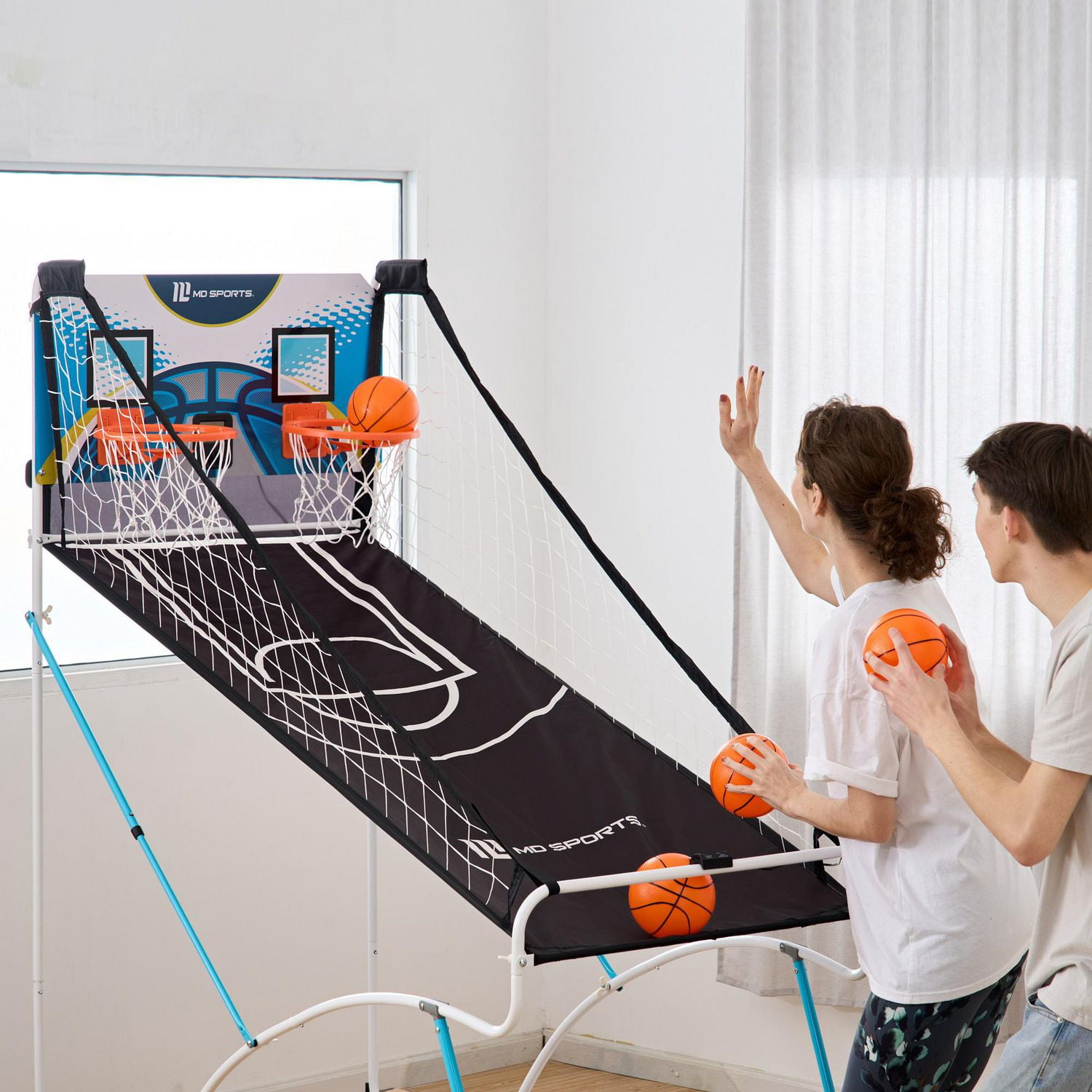 2 Player EZ Fold Arcade Basketball by MD Sports EZ Fold Arcade Basketball Walmart