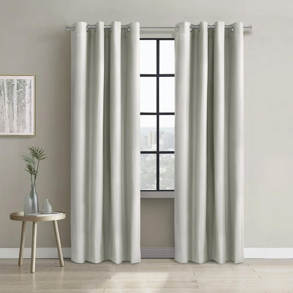 Loft Living Augustow occulant panneau de rideau à œillets 52 x 108 in Blanc
