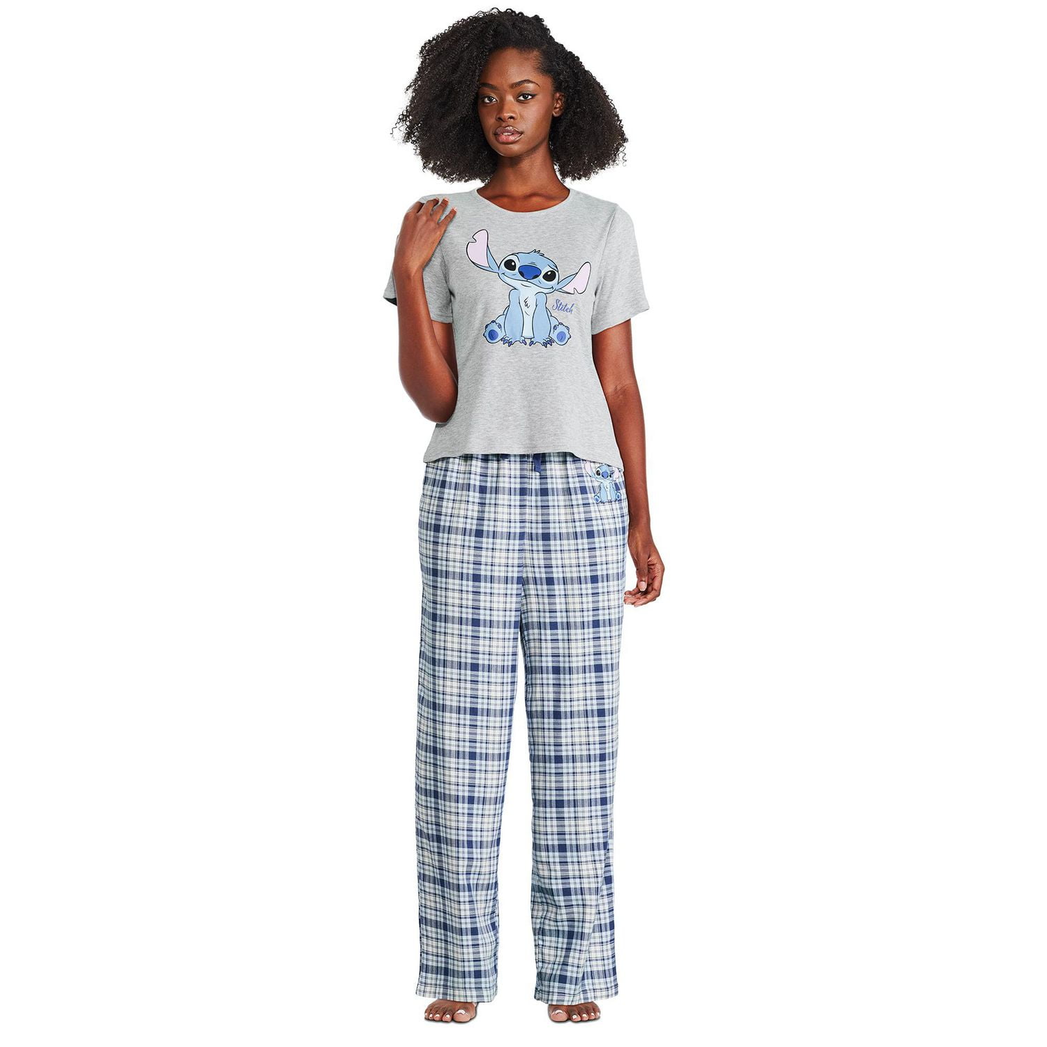 Disney Women's Stitch Pajama 2-Piece Set