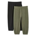 thumbnail image 1 of George Toddlers' Gender Inclusive Fleece Jogger 2-Pack, 1 of 2