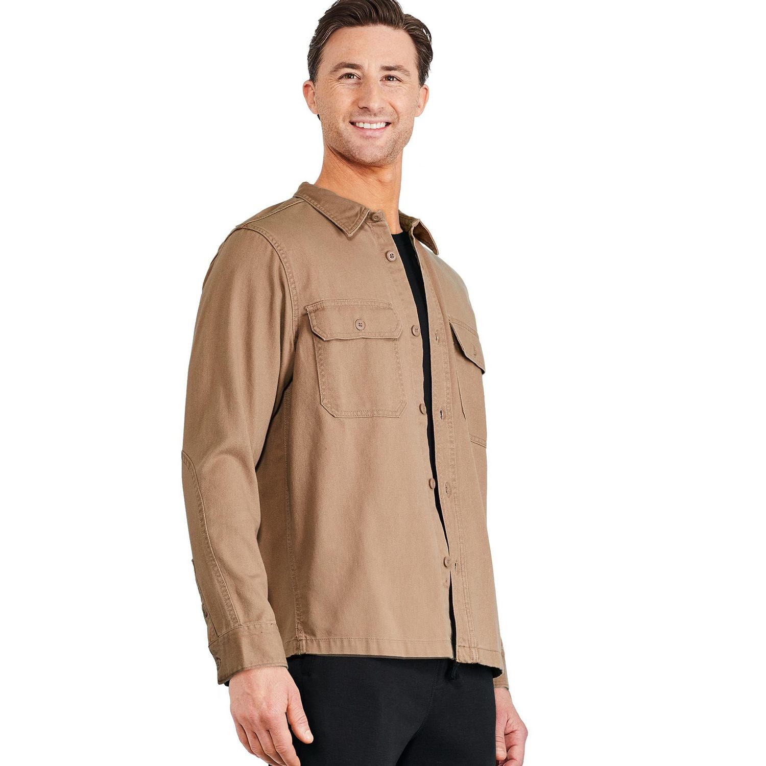 Surchemise en twill George pour hommes Tailles P-2XL