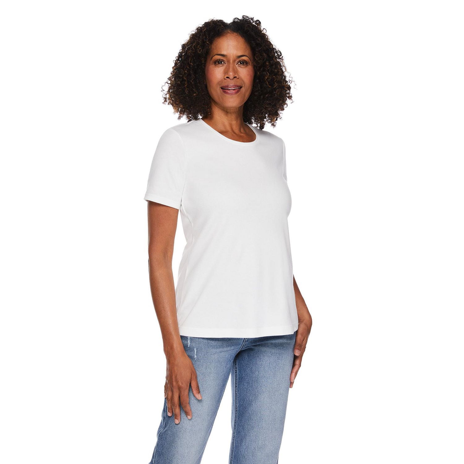 Iyla Women's Crew Neckline Top, Sizes S-XXL