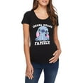 thumbnail image 1 of Disney Women's Maternity Stitch Ruched Tee, 1 of 3