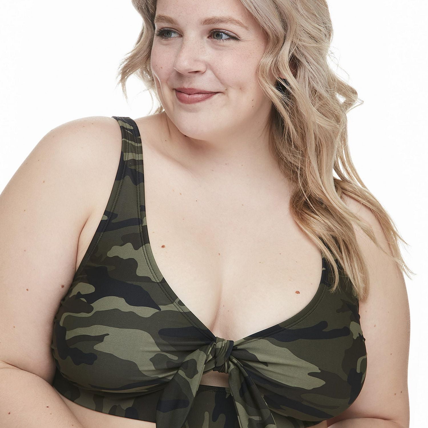 Haut de bain noué à l’avant George Plus pour femmes