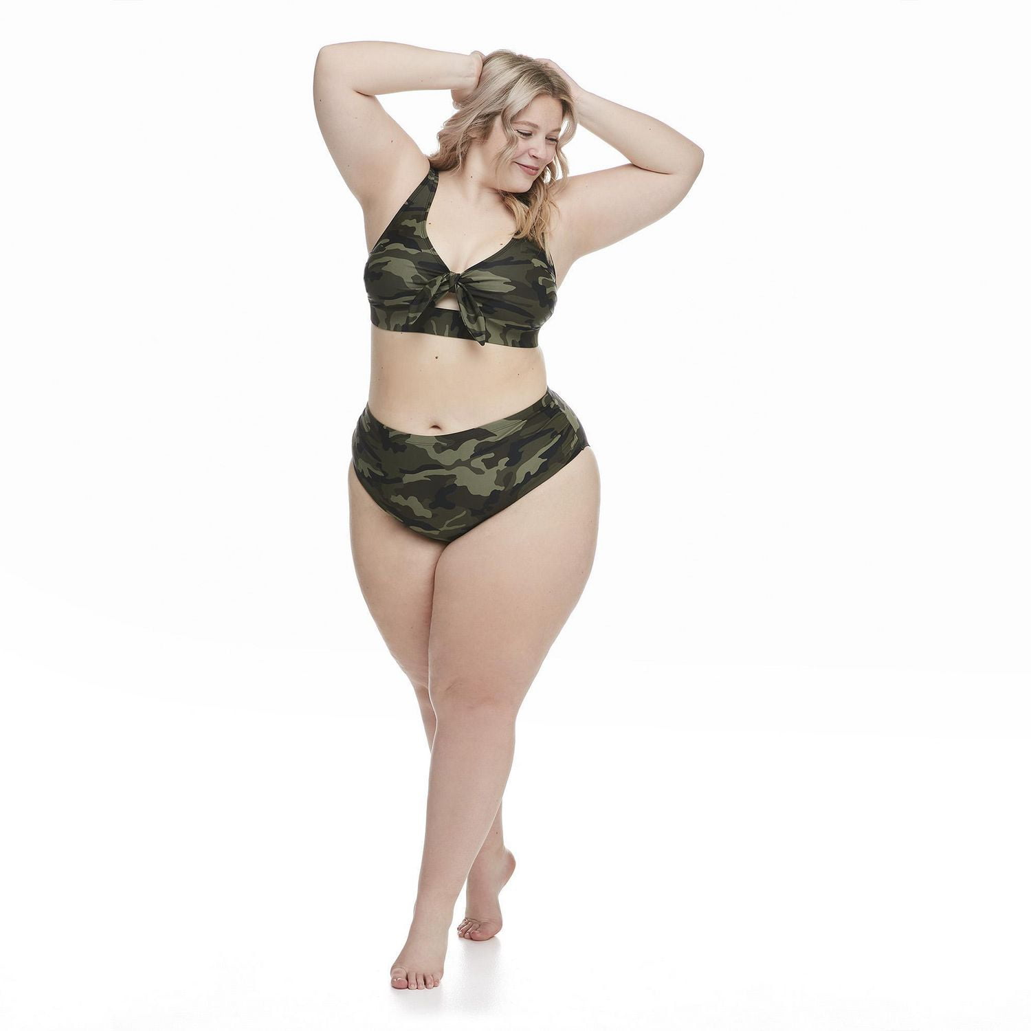 Haut de bain noué à l’avant George Plus pour femmes