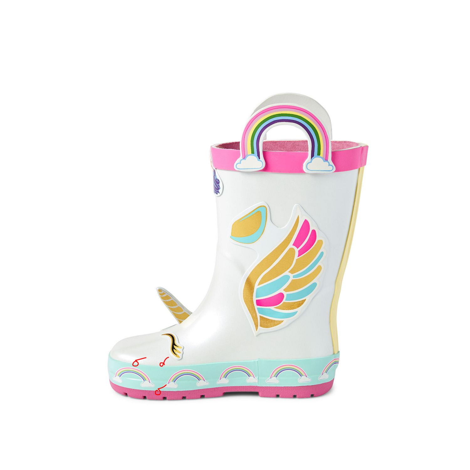 unicorn rubber boots