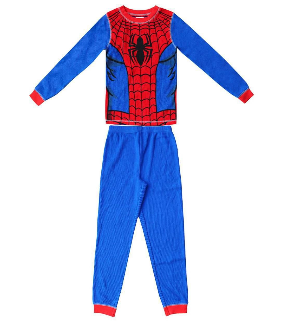 Boys Spiderman 2 piece Thermal Pyama set
