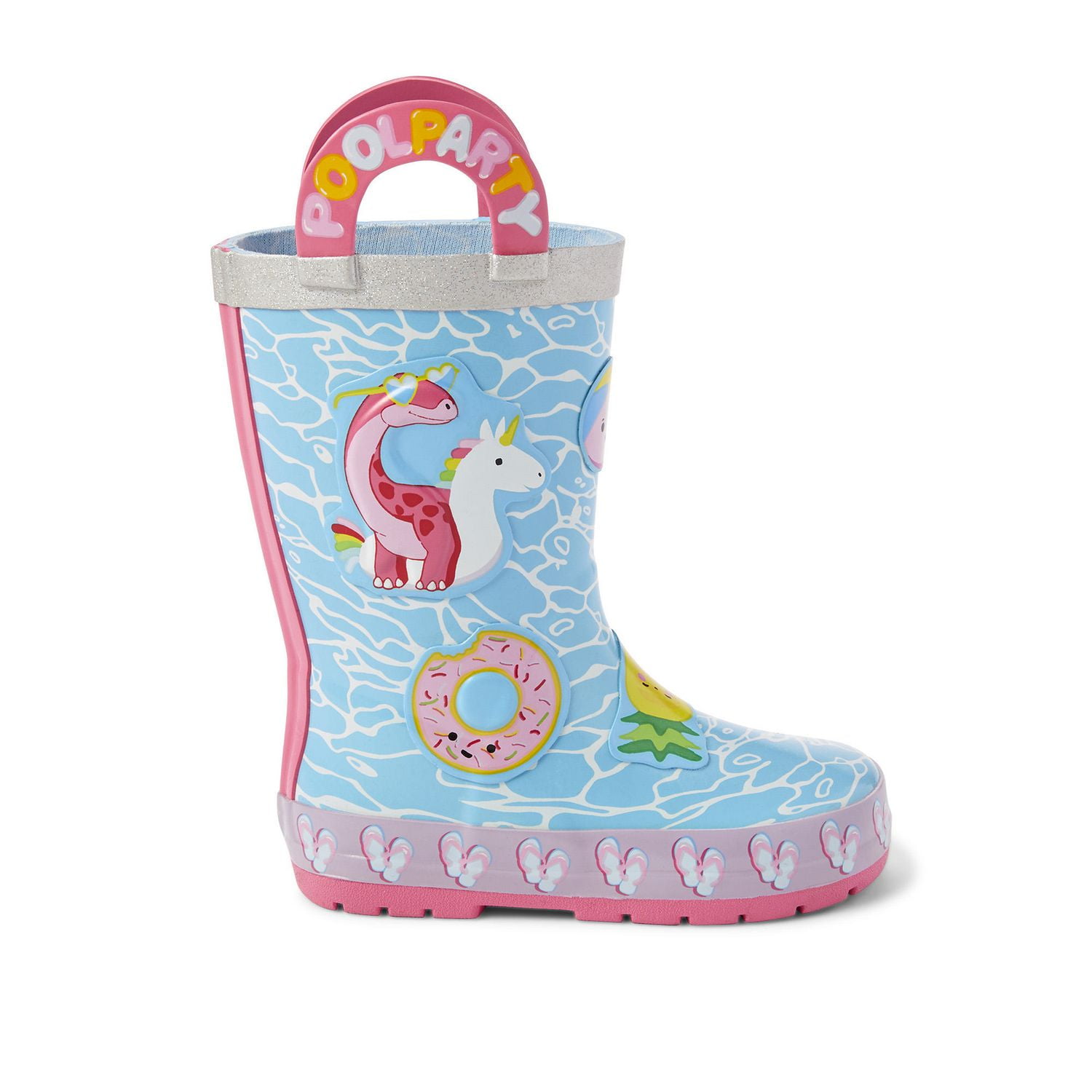 Weather Spirits Toddler Girls' Pool Dinosaur Rubber Boots Walmart Canada