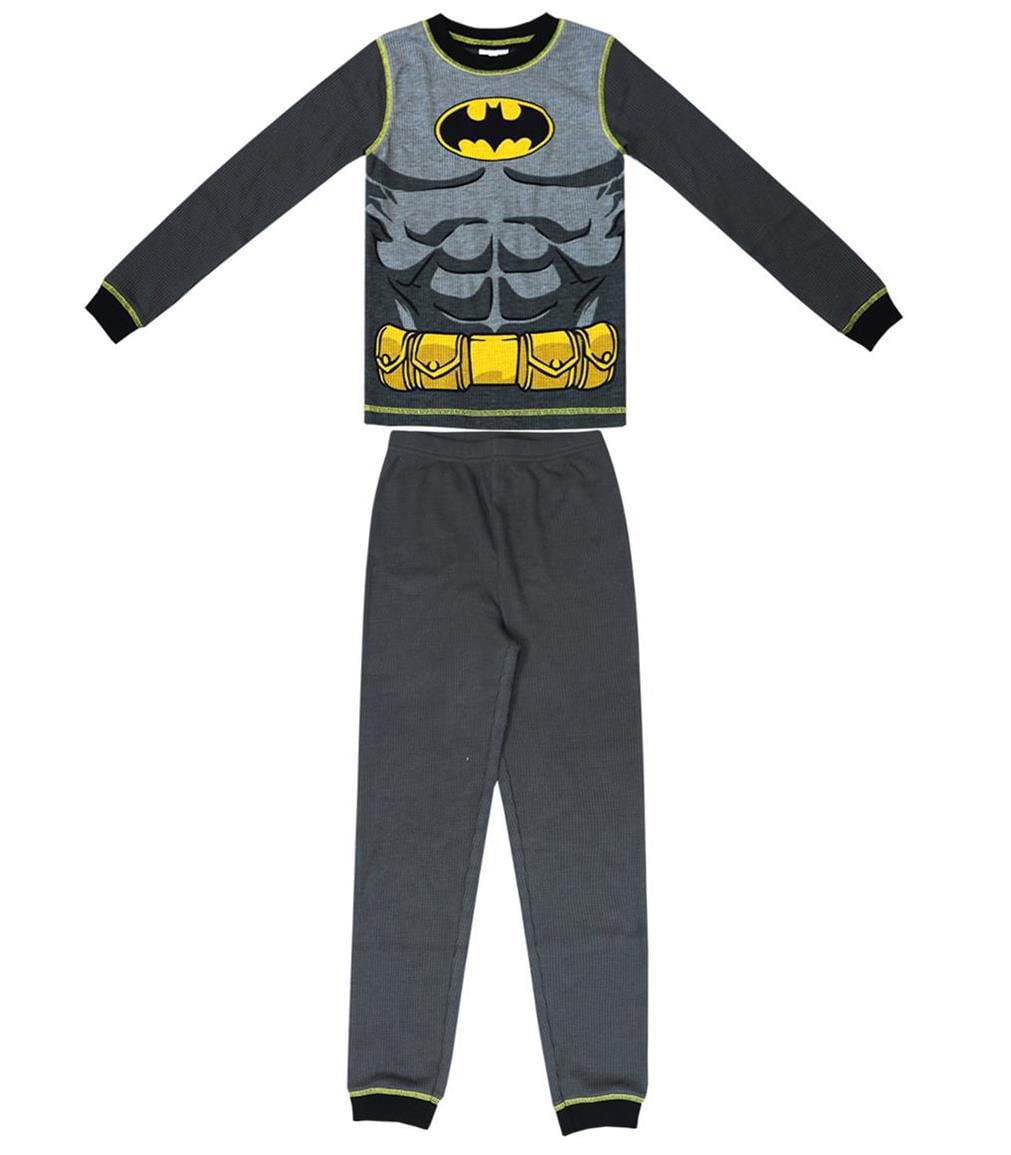 Ensemble de pyjama thermique 2 pièces Batman pour garçons