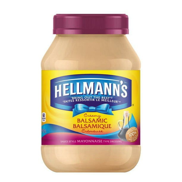 Mayonnaise balsamique crémeuse de HellmannsMD 890 ml
