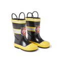 thumbnail image 2 of Weather Spirits Toddler Boys' Firefighter Rainboots, 2 of 4