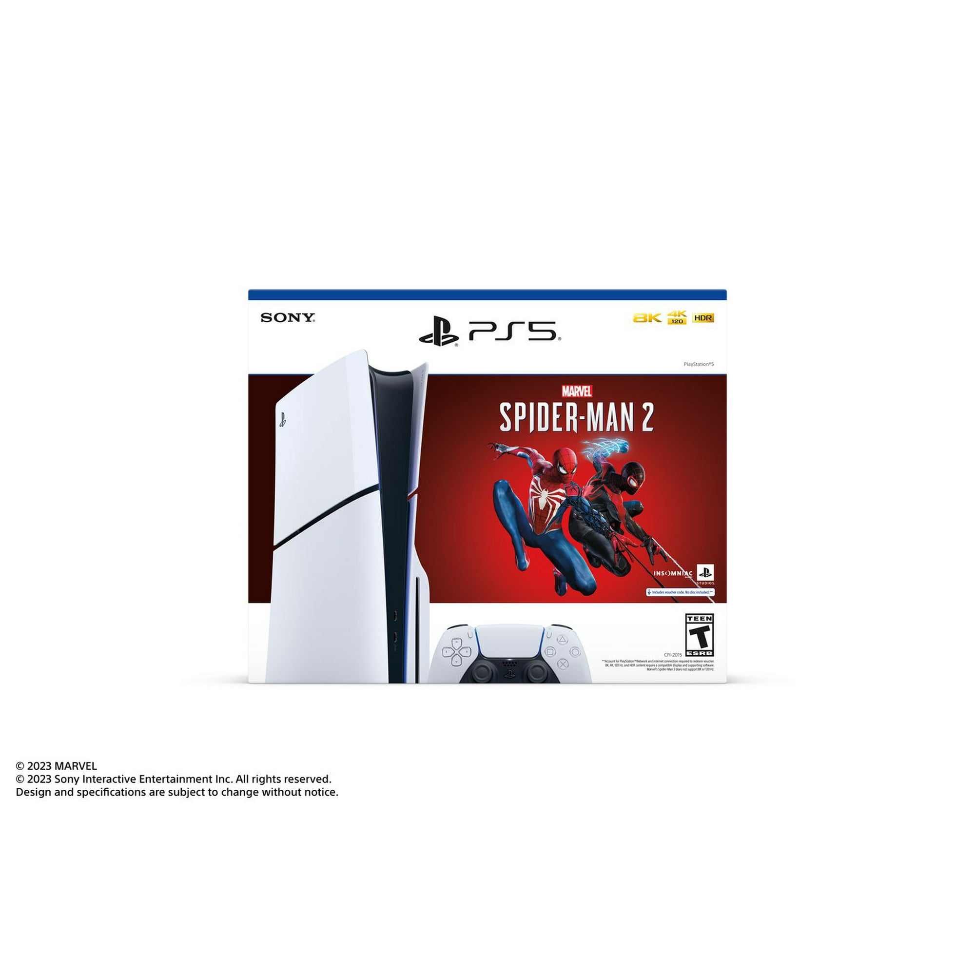 PlayStation®5 Console – Marvel's Spider-Man 2 Bundle with Bonus Game (Model  Group - Slim), PlayStation®5 