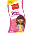thumbnail image 1 of Hanes Girls' 9 Pack Cotton Briefs, 1 of 1