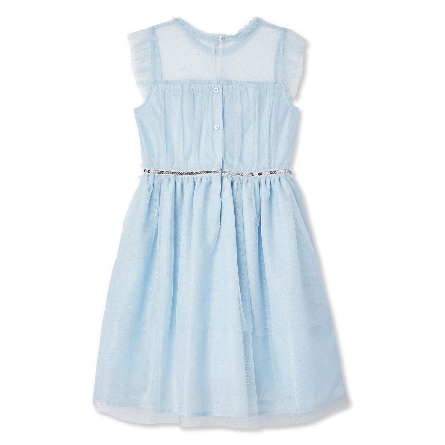 George Girls' Glitter Mesh Dress