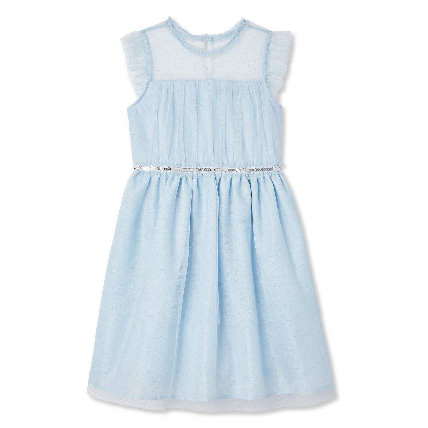 George Girls' Glitter Mesh Dress