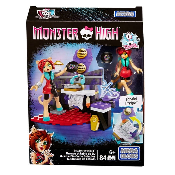 Bureau et table de DJ Monster High de Mega Bloks