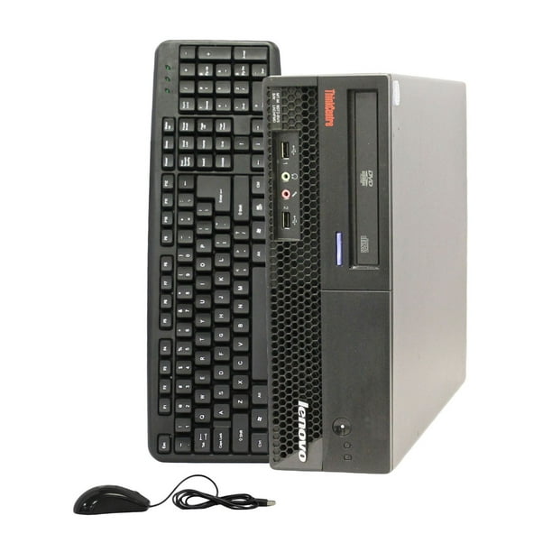Ordinateur de bureau ThinkCentre M57 de Lenovo rénové (processeur E6550 Core 2 duo d'Intel 2,33 Ghz), M57 - Noir