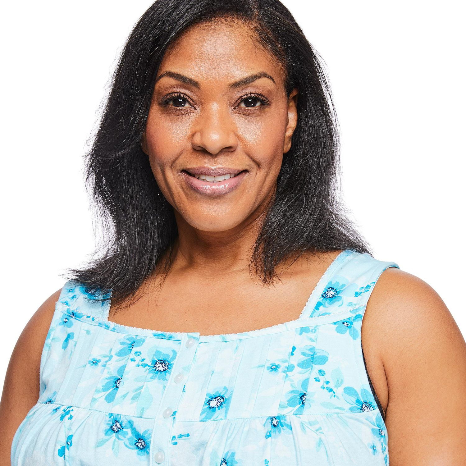 Chemise de nuit sans manches Iyla Plus pour femmes