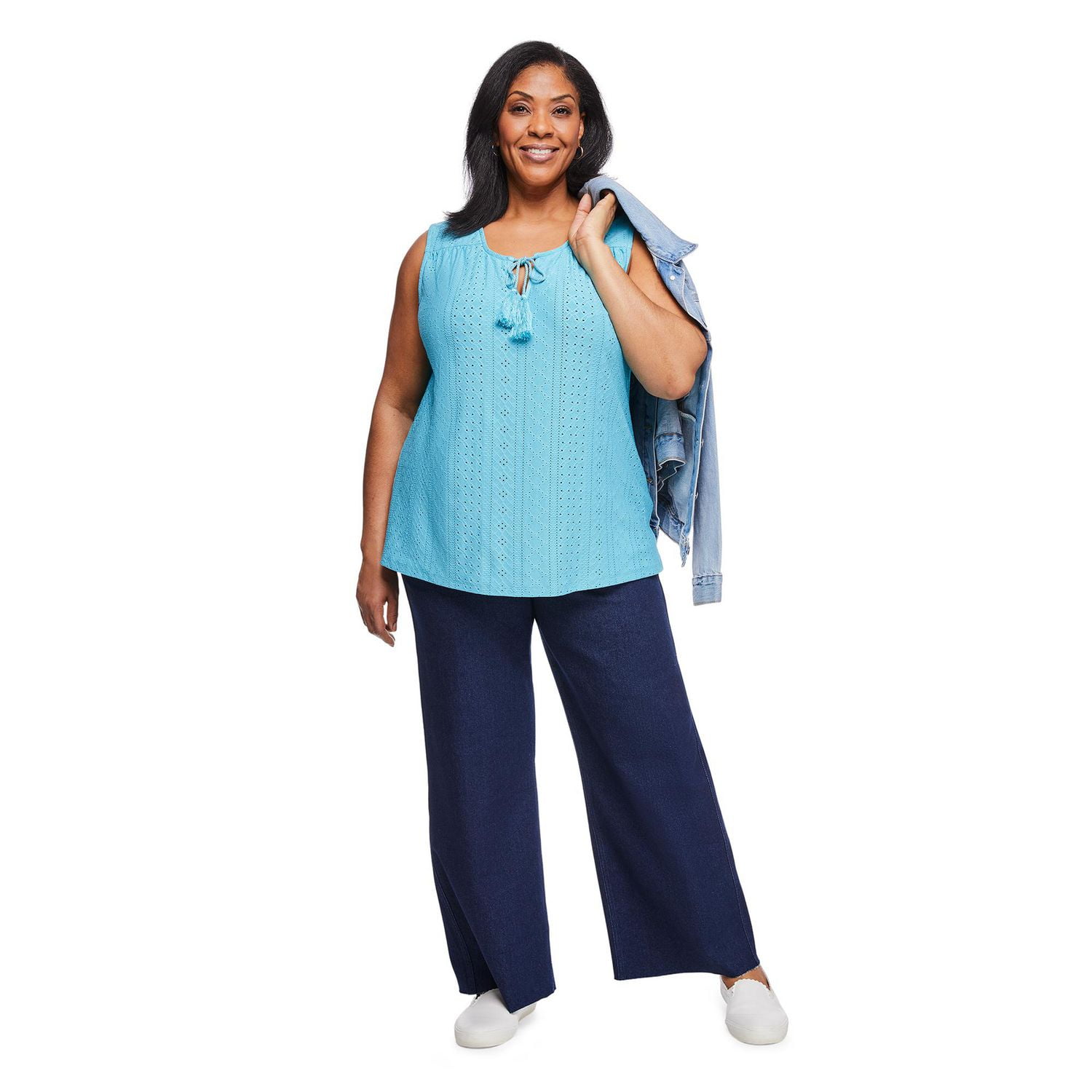 Iyla Women's Plus Tassel Tank